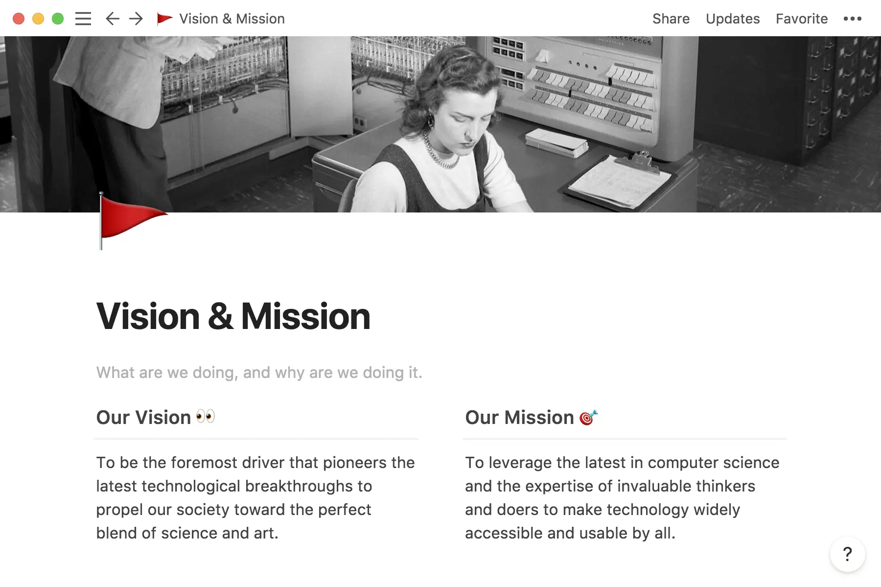 An image showing the notion editor.